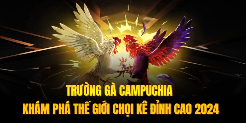 Trường Gà Campuchia - Thế Giới Chọi Kê Đỉnh Cao Tại SHBET
